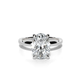 Oval Solitaire Engagement Ring by Allure